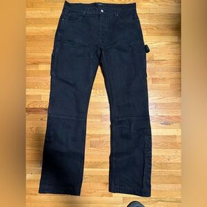 Amiri Men's Black Work Carpenter Pants size 34